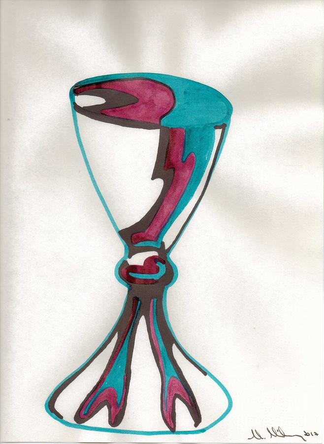 Chalice Mixed Media by Mary Mikawoz