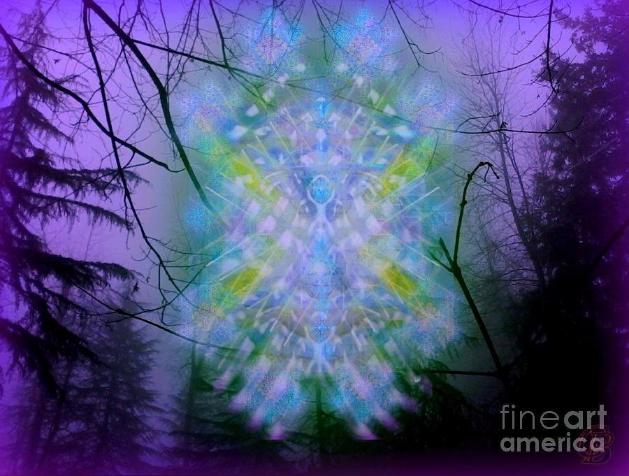 Tree Digital Art - Chalice-tree Spirit In The Forest V1a by Christopher Pringer Tree Digital Art - Chalice-tree Spirit In The Forest V1a by Christopher Pringer