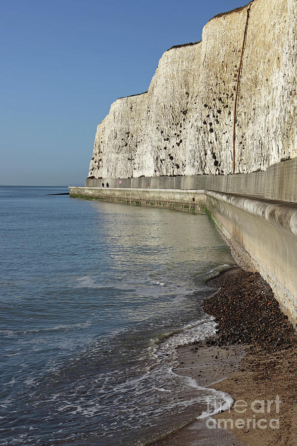 Chalk Cliffs at Peacehaven East Sussex England UK Photograph by Julia Gavin