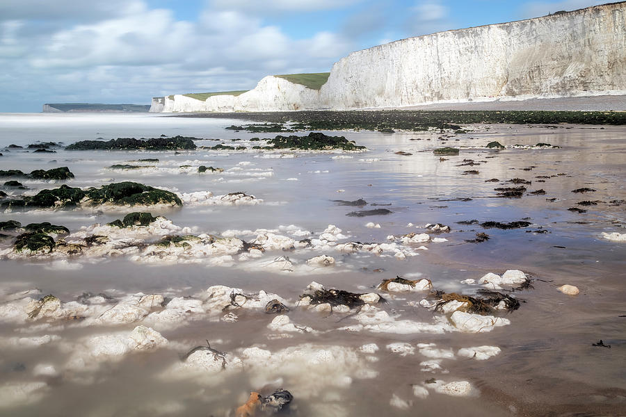 Chalk cliffs Seven Sisters - England Photograph by Joana Kruse - Fine ...