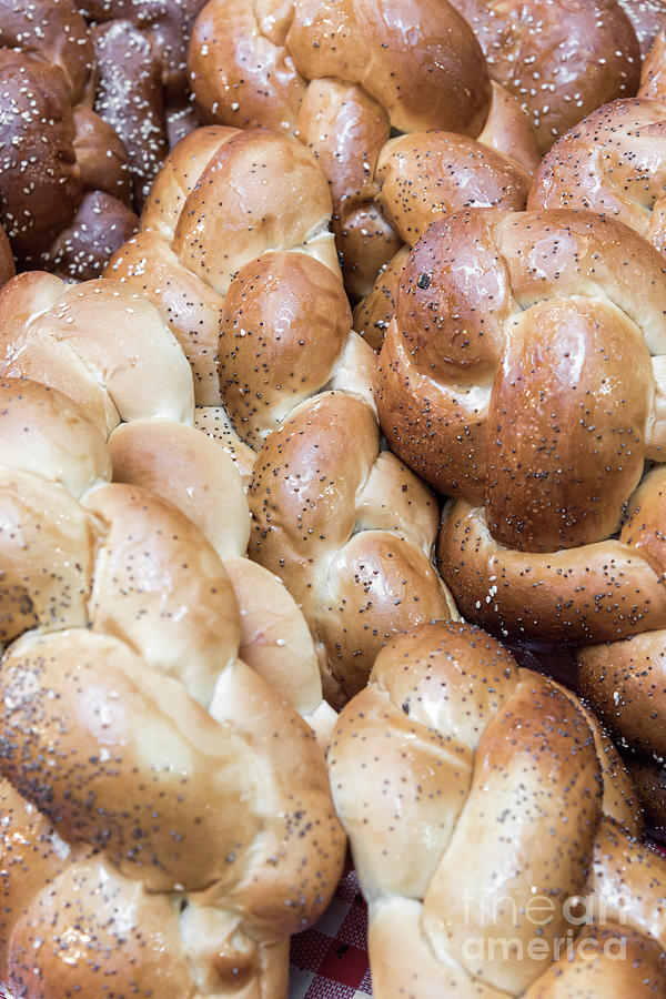 Challah. The traditional Jewish white bread Photograph by Ilan Amihai