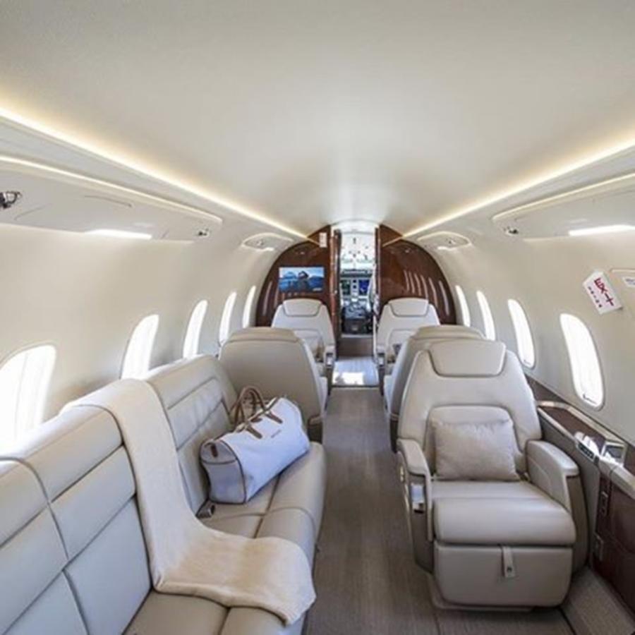 Jet Photograph - ⚜challenger 350 Jet Interior ⚜ || by JD Nyseter