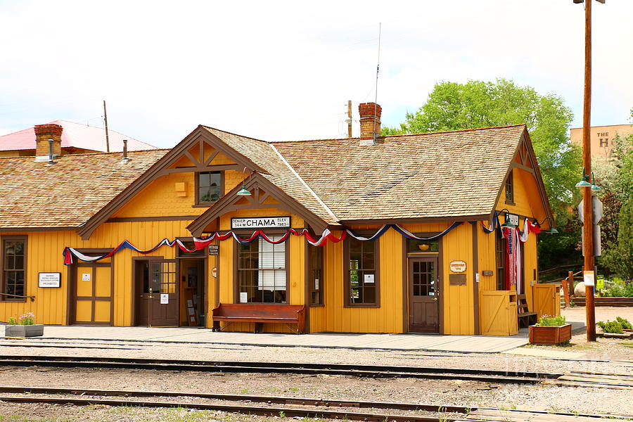 Chama Railroad Station Photograph by Christiane Schulze Art And Photography