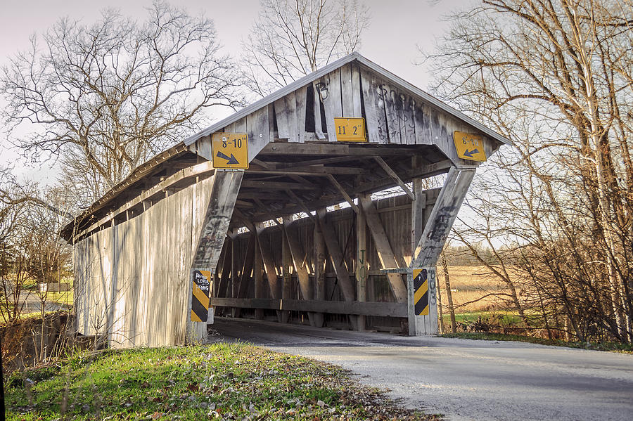 Chambers Road Covered Bridge Photograph by Jack R Perry