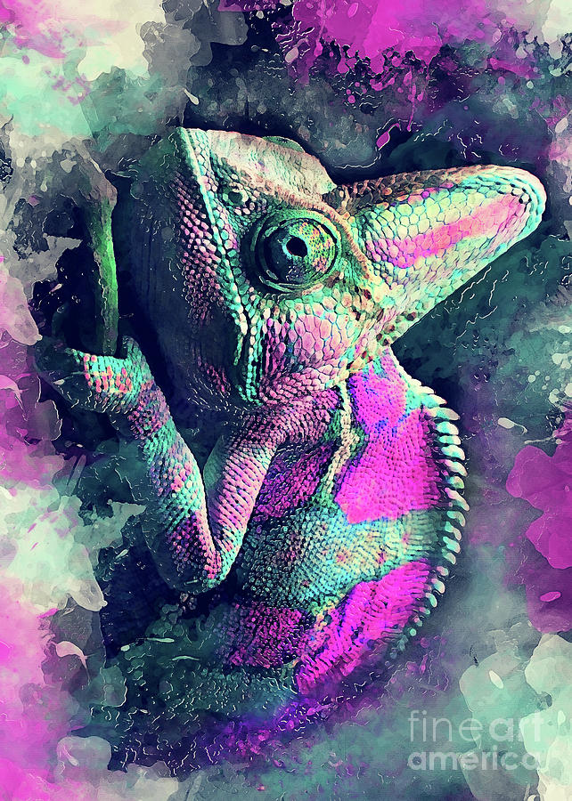 Chameleon Art Digital Art