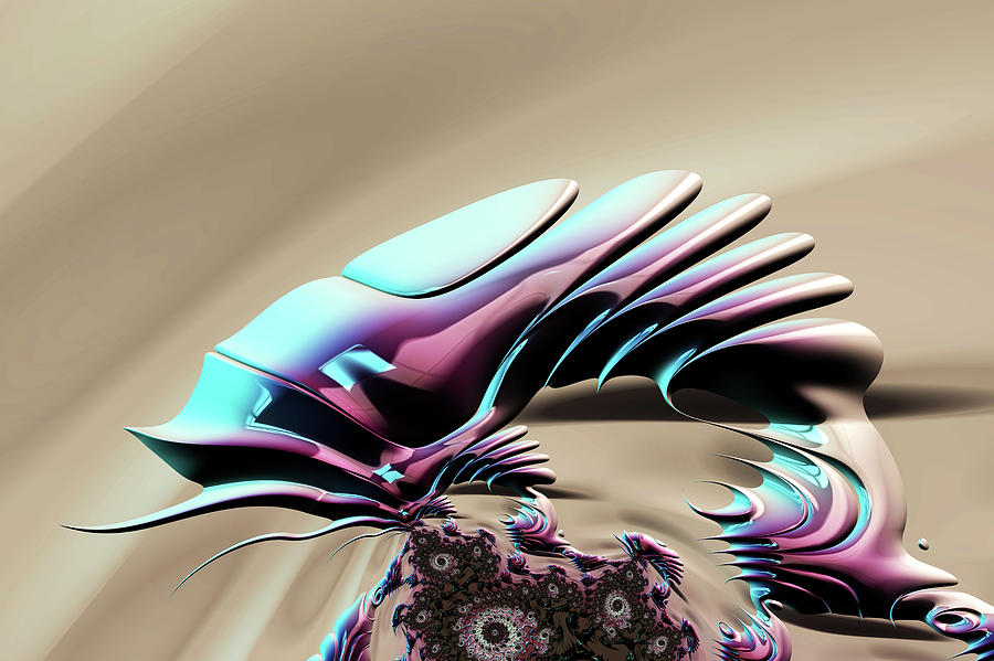 Chameleon Digital Art by Steve Purnell