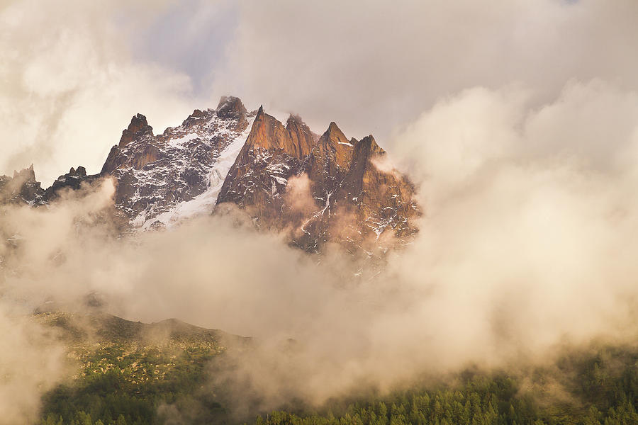 Chamonix needles - French Alps Photograph by Paul MAURICE