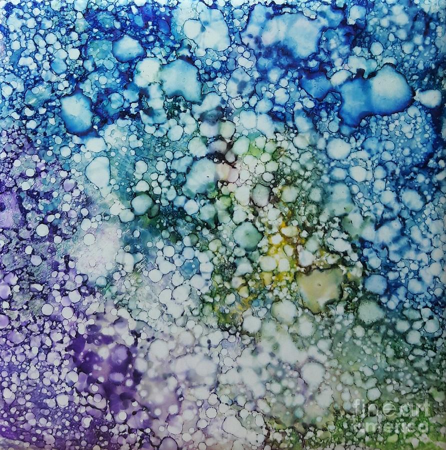 Champagne Bubbles Painting by Terri Mills