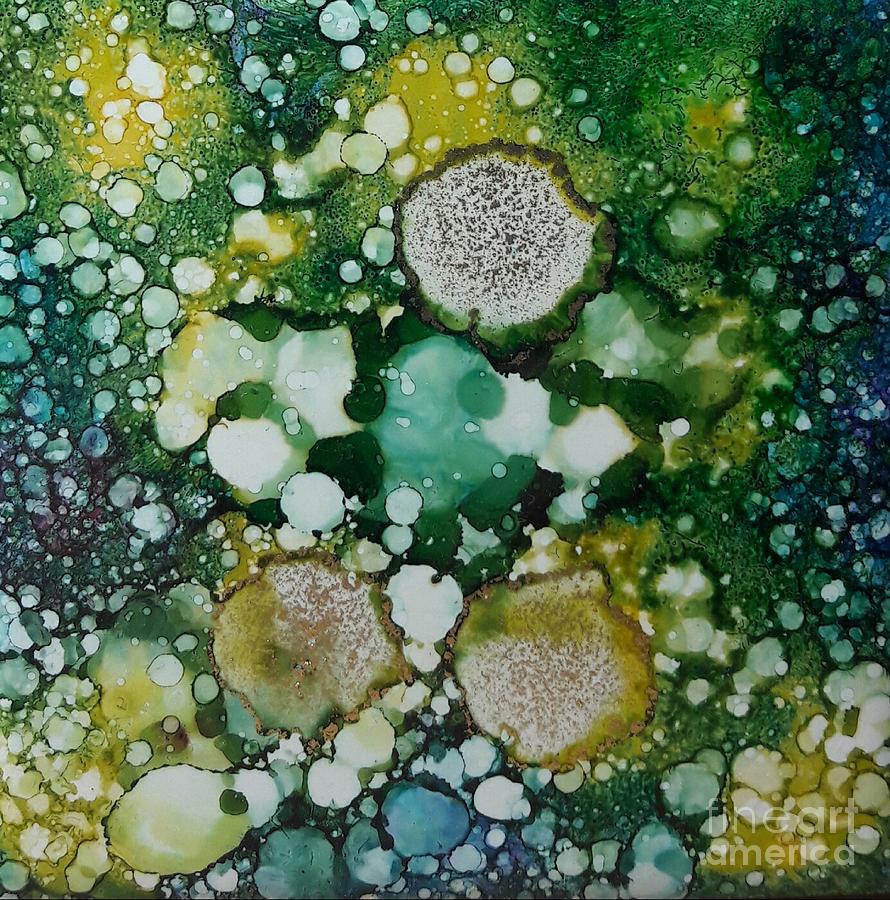 Champagne Bubbles2 Painting by Terri Mills