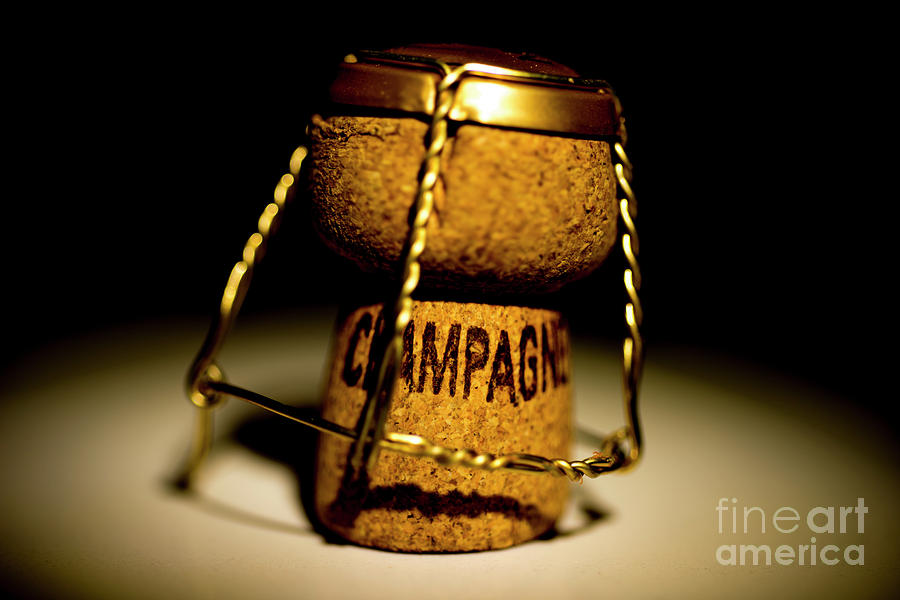 Champagne Cork Photograph by Mats Silvan