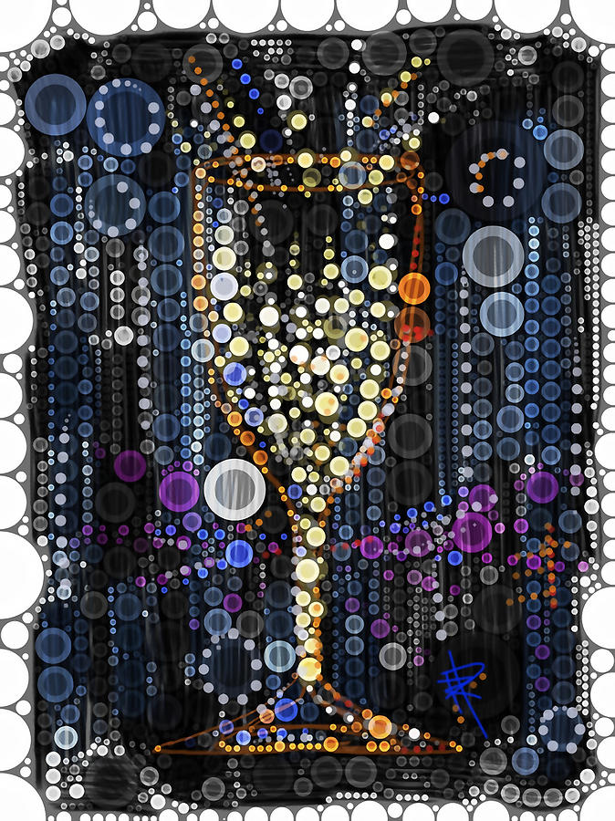 Celebration Digital Art - Champagne Flute by Russell Pierce
