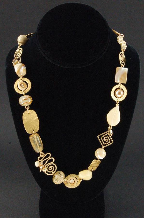 Champagne Necklace Jewelry by Honica - Fine Art America