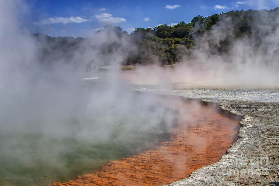 Champagne Pool in Rotorua, New Zealand Photograph by Patricia Hofmeester