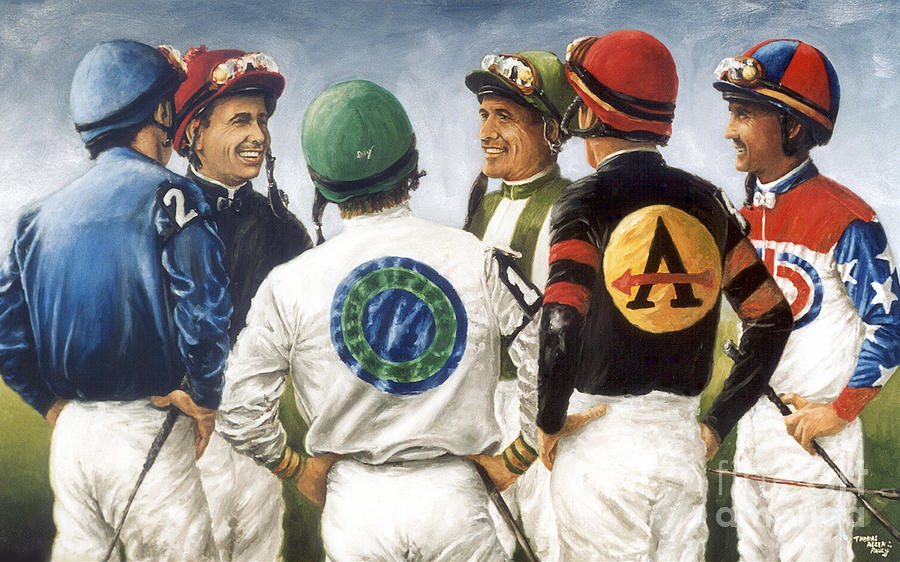 Horse Painting - Champions by Thomas Allen Pauly