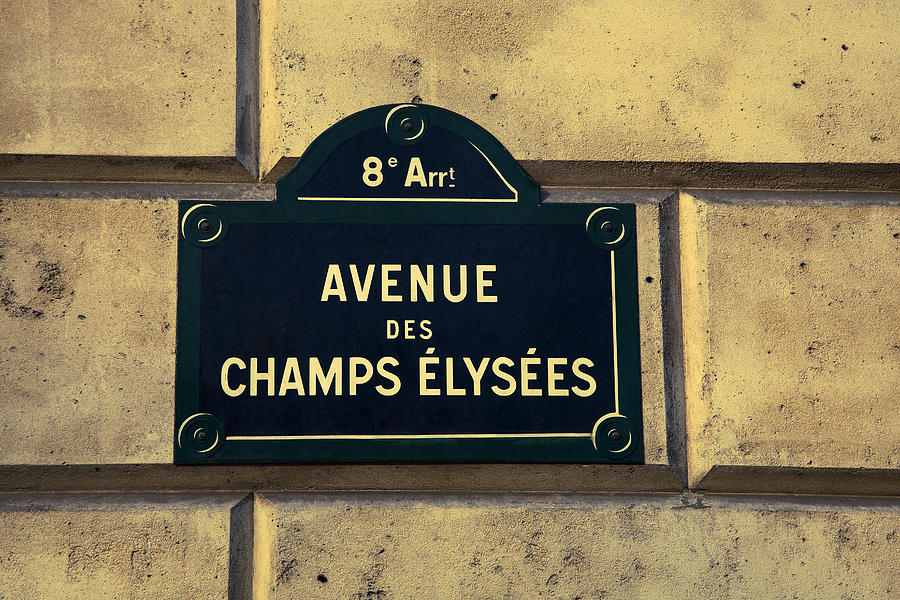 Paris Photograph - Champs Elysees by Andrew Soundarajan