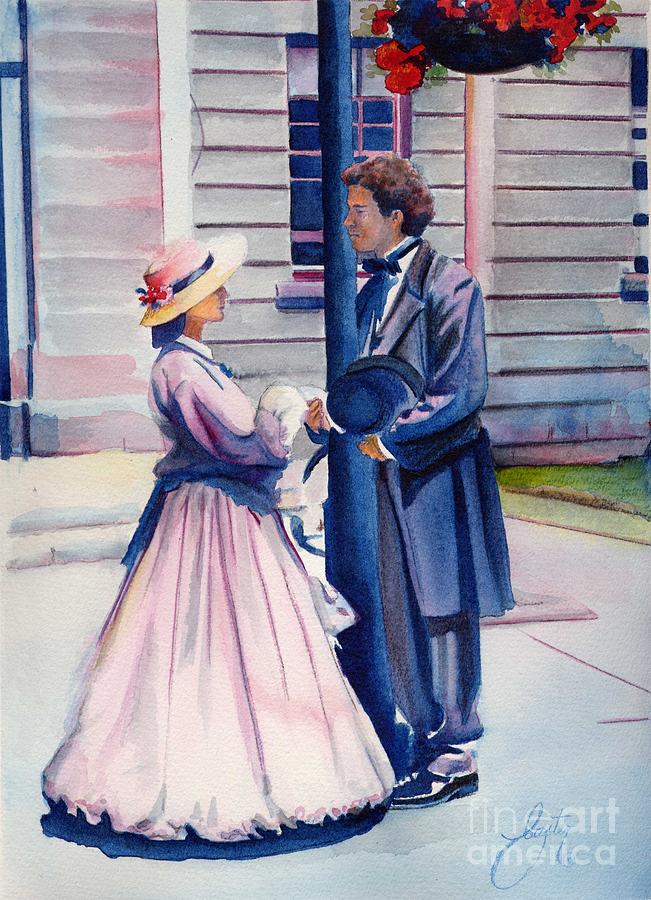 Chance Meeting Painting by Daniela Easter