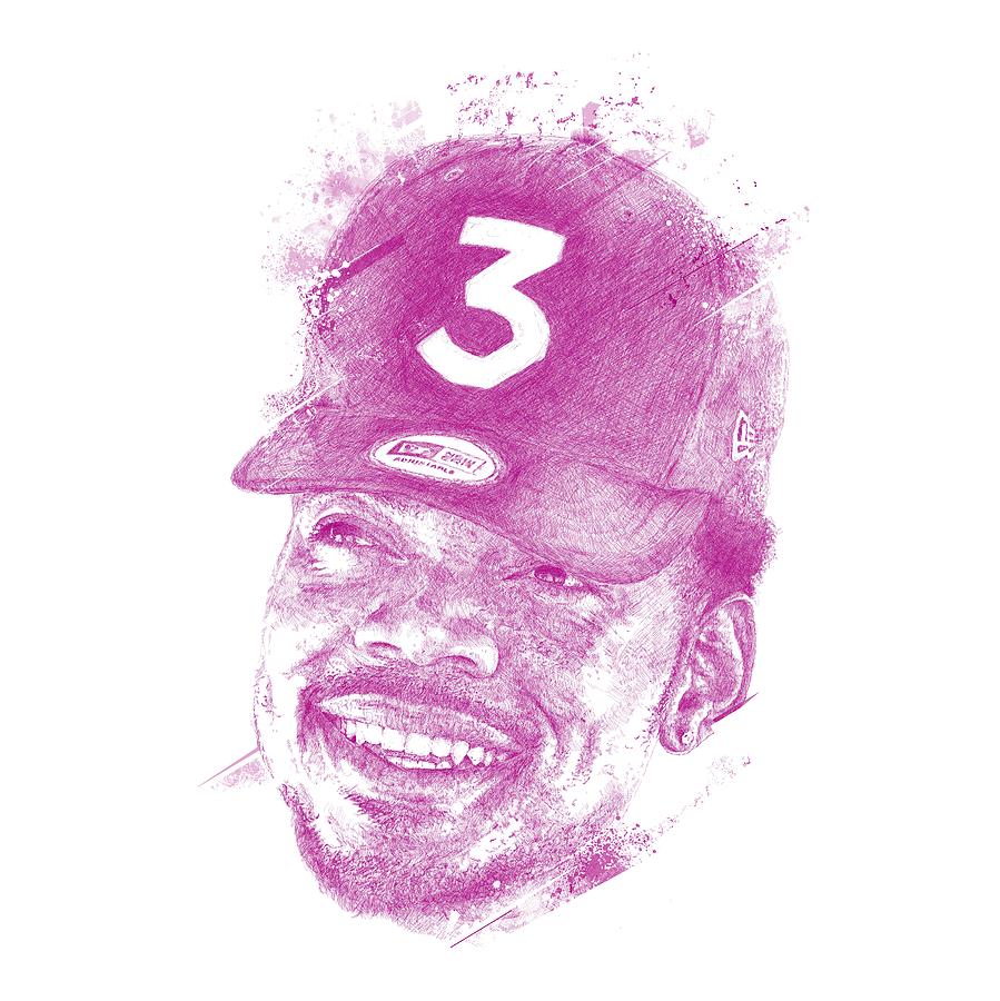Chance The Rapper Digital Art - Chance The Rapper by Chad Lonius