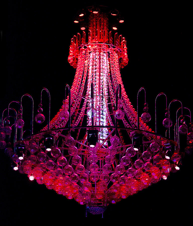 Chandalere Lights Up Red Photograph by Miroslava Jurcik