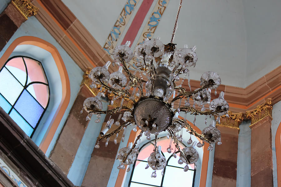 Chandelier Mexico Photograph by Cathy Anderson