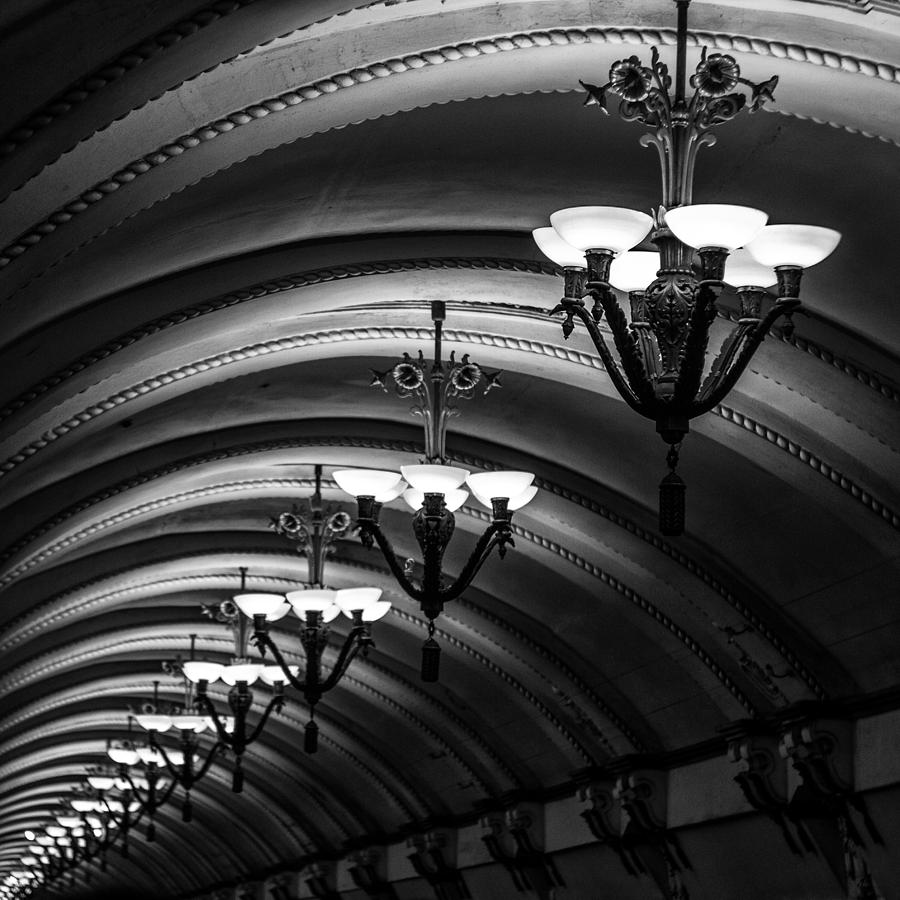 Up Movie Photograph - Chandeliers by Stelios Kleanthous