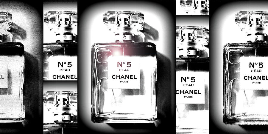 Chanel Bottles Digital Art by Katy Hawk