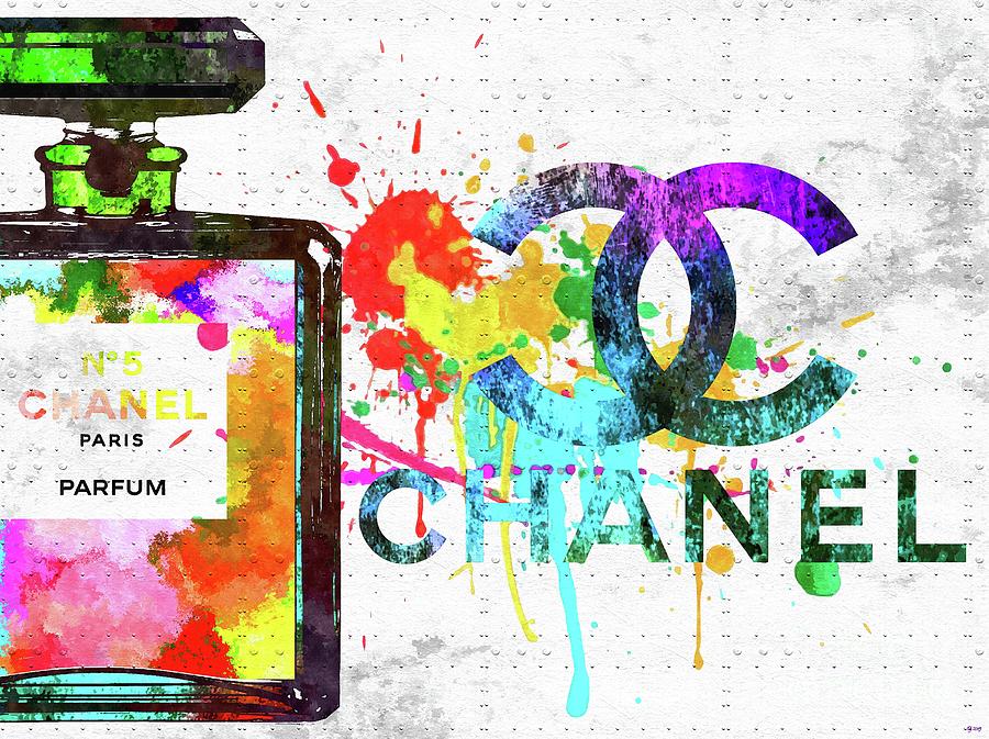 Chanel Fragrance Mixed Media by Daniel Janda