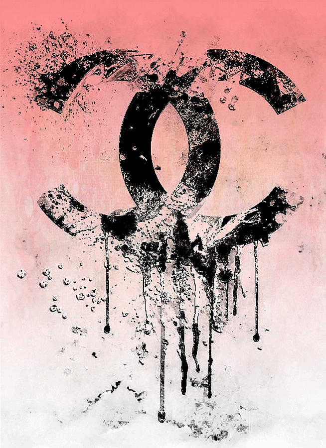 Chanel Logo Melting Digital Art By Kevin Moore