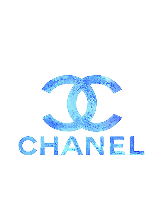 Chanel Logo Print Painting by Del Art