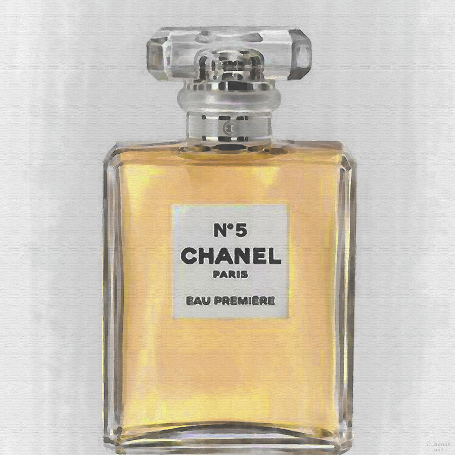 Chanel No 5 Eau De Parfum 2 Digital Art By David Stasiak