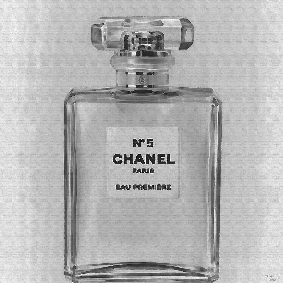 Chanel No 5 Eau De Parfum 3 Digital Art by David Stasiak