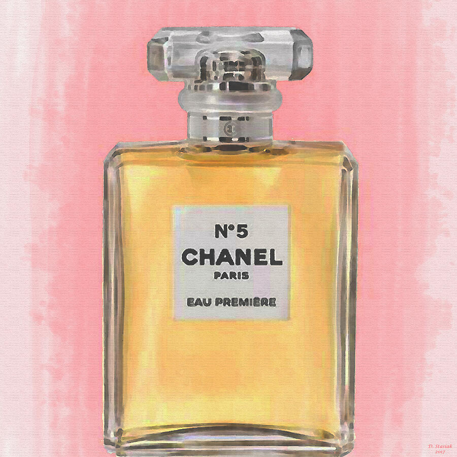 Chanel No 5 Eau De Parfum Digital Art By David Stasiak