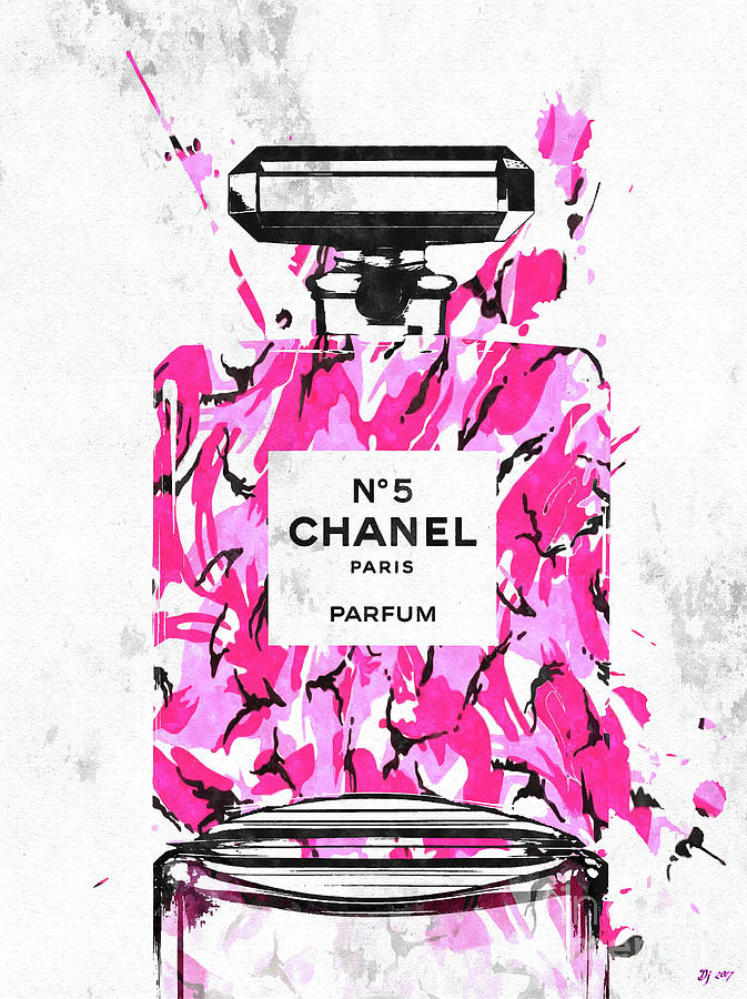 Chanel Pink Army Mixed Media by Daniel Janda