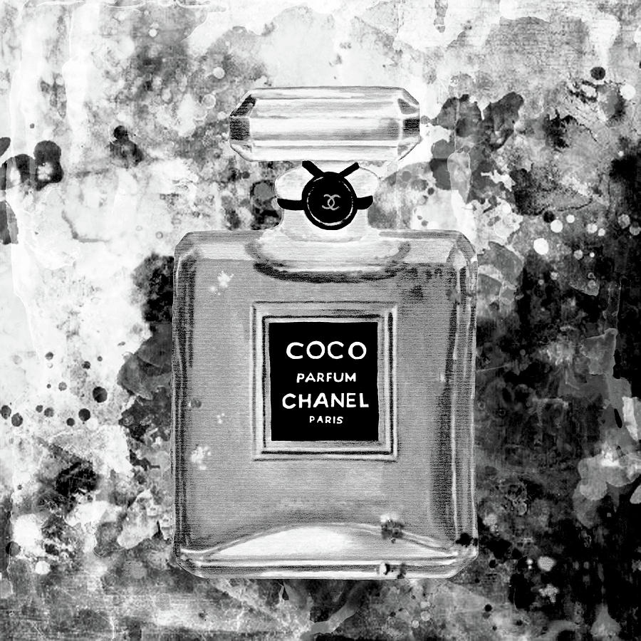 Chanel Poster Chanel Print Chanel black white Perfume print Chanel ...