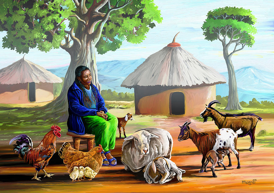 Change of Scene Painting by Anthony Mwangi