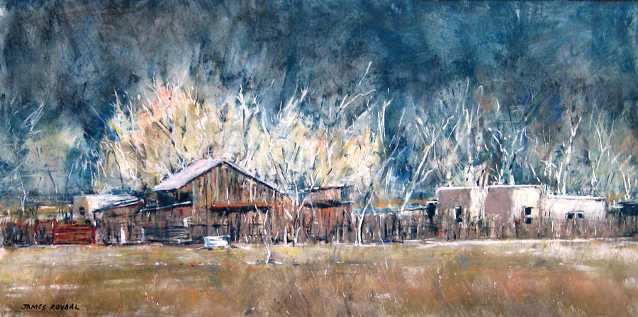 Barn Painting - Changing Light by James Roybal Barn Painting - Changing Light by James Roybal