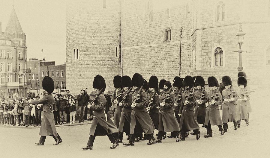 Changing the Guard Windsor Castle Photograph by Chris Thaxter