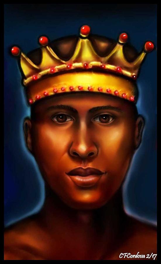 King Digital Art - Chango -King by Carmen Cordova