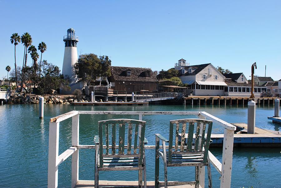 City Photograph - Channel Islands Harbor Lighthouse - Best Seat in the House by Matt Quest