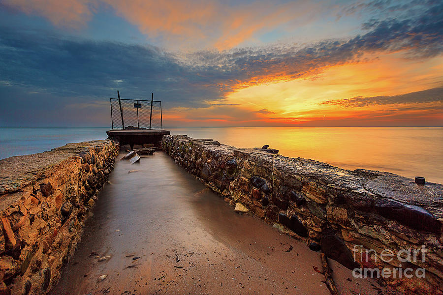 Lake Michigan Photograph - Channeling the Sunrise by Andrew Slater