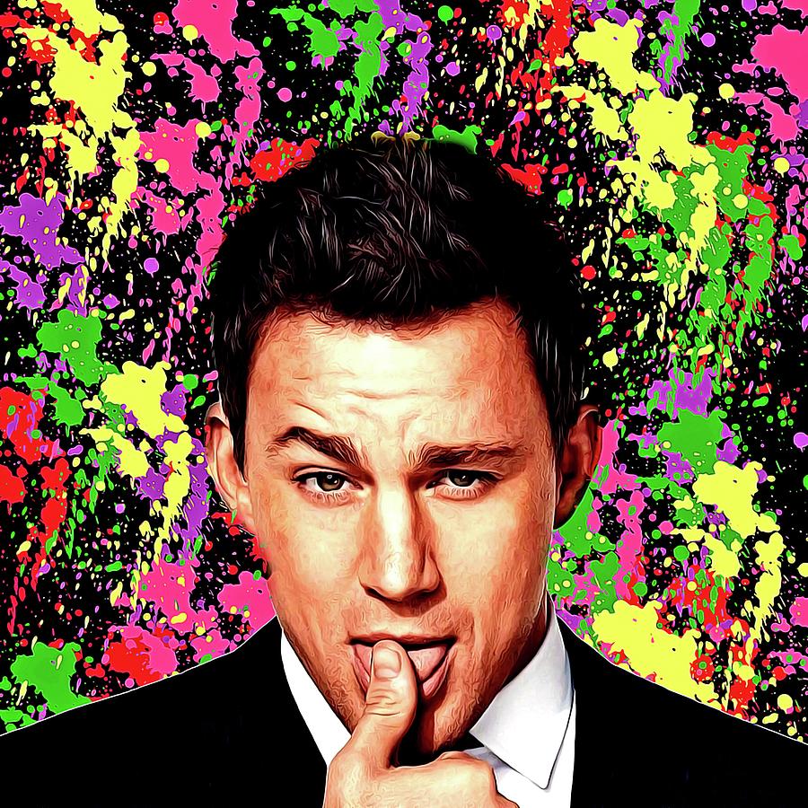 Channing Tatum Painting by Akash Shah - Fine Art America