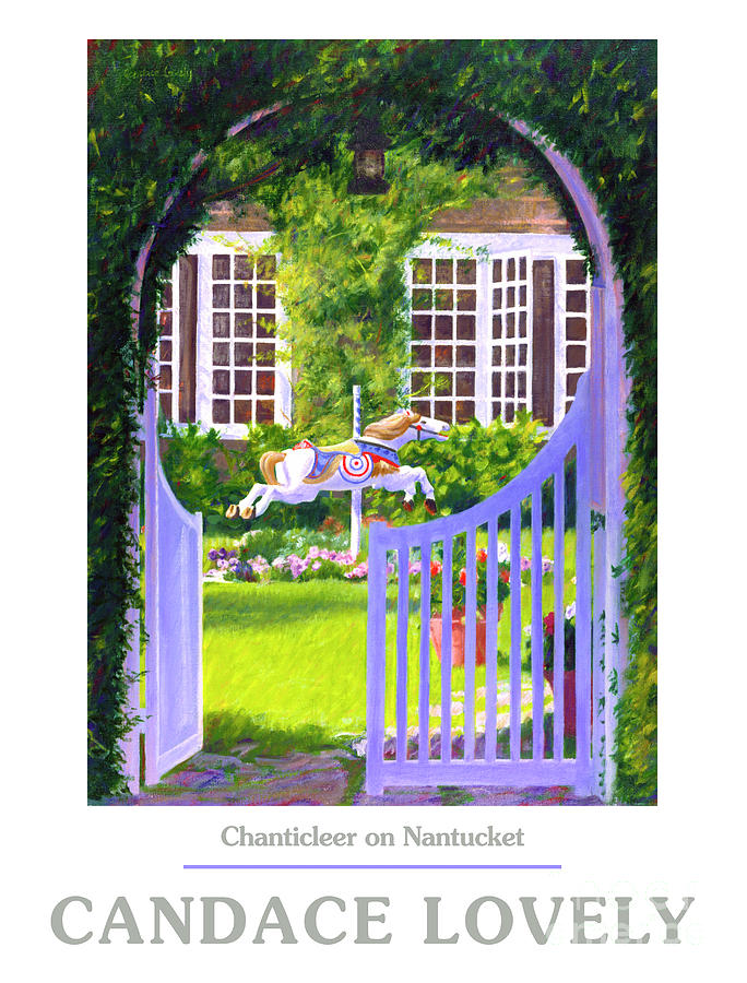 Chanticleer on Nantucket Painting by Candace Lovely