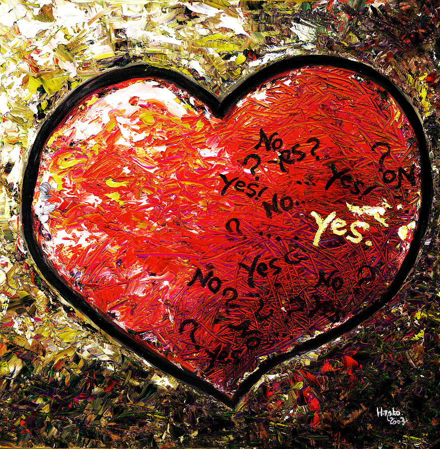 Chaos in Heart Painting by Hiroko Sakai