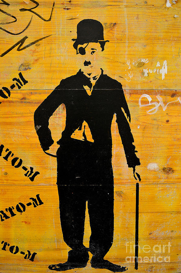 Motiv Charlie Chaplin XXL100x151 cm Arcylglas 5 mm PopArt/Poster/StreetArt 