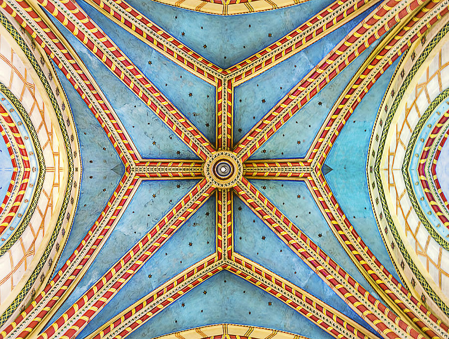 Chapel Ceiling Photograph by Maria Coulson