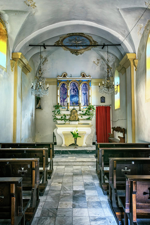 Chapel in Riomaggiore Cinque Terre Italy II Photograph by Joan Carroll