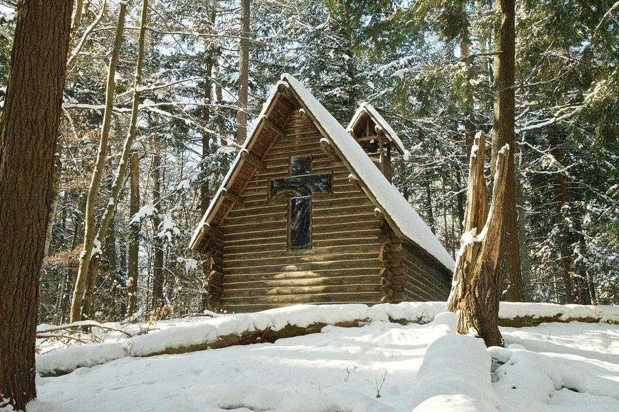 Chapel in the Pines Photograph by Michael Peychich