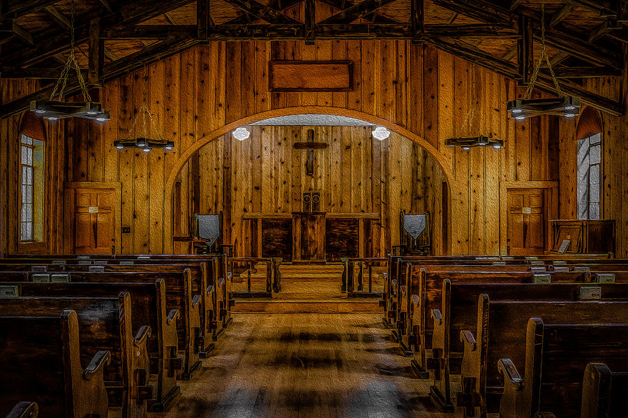 Chapel inside Photograph by Doug Long