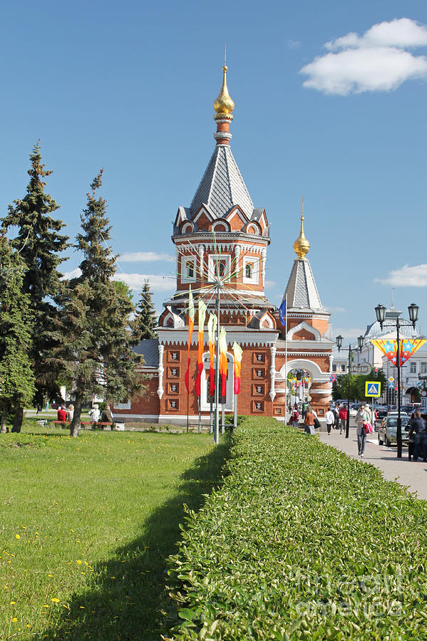 Architecture Photograph - Chapel of Alexander  Nevskogo by Evgeny Pisarev