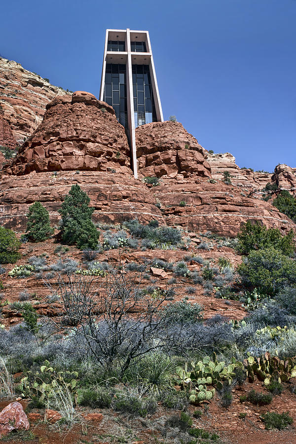 Architecture Photograph - Chapel of the Holy Cross - Arizona by Nikolyn McDonald