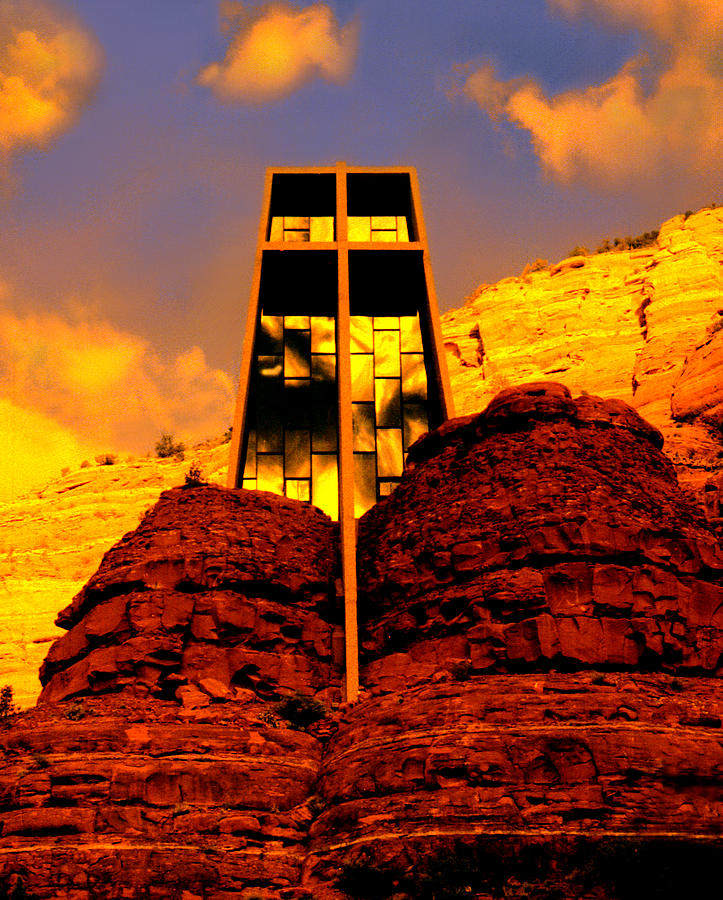 Chapel Of The Holy Cross Photograph - Chapel of the Holy Cross by Joe Hoover